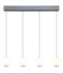 Simmons Bar Pendant Ceiling Light Matt Grey 4x LED 3000/4000/6000K-4