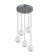 Simmons Cluster Pendant Ceiling Light Matt Grey 5x LED 3000/4000/6000K-3