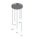 Simmons Cluster Pendant Ceiling Light Matt Grey 5x LED 3000/4000/6000K-6