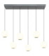 Simmons Cluster Pendant Ceiling Light Matt Grey 6x LED 3000/4000/6000K-4