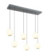 Simmons Cluster Pendant Ceiling Light Matt Grey 6x LED 3000/4000/6000K-5