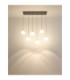 Simmons Cluster Pendant Ceiling Light Matt Grey 6x LED 3000/4000/6000K-7