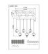 Simmons Cluster Pendant Ceiling Light Matt Grey 6x LED 3000/4000/6000K-8