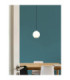 Simmons Slim Pendant Ceiling Light Matt Grey LED 4000K-2