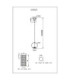 Simmons Slim Pendant Ceiling Light Matt Grey LED 4000K-6