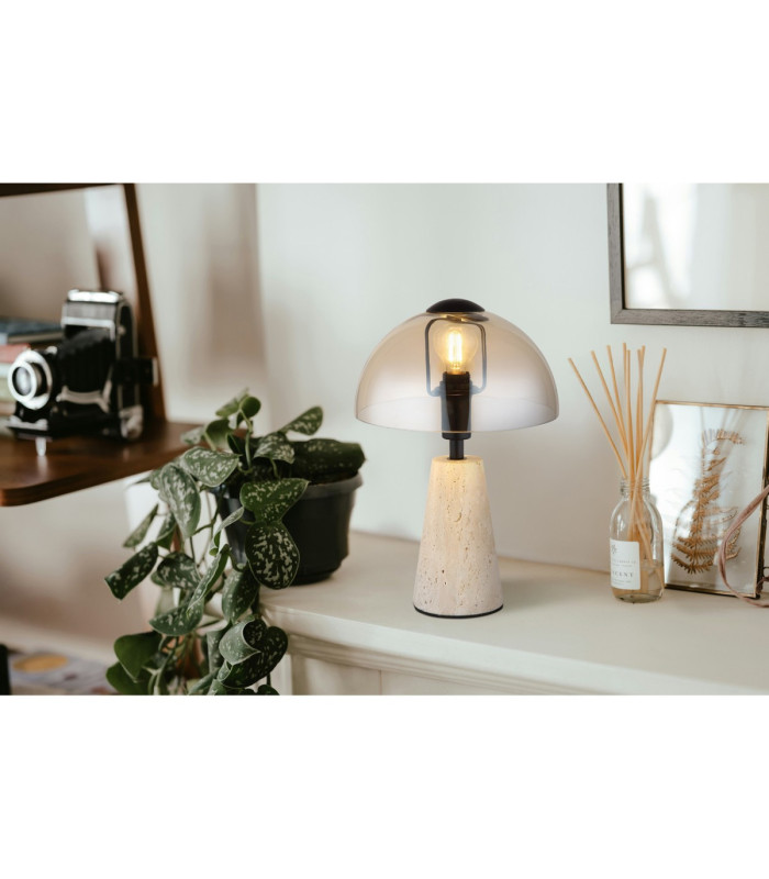 Lars Table Lamp Stone Grey E14 LED-2