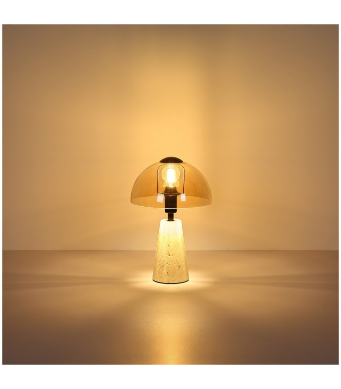 Lars Table Lamp Stone Grey E14 LED-7