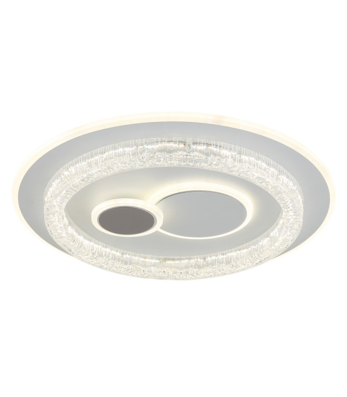 Kriswall Semi Flush Ceiling Light Matt White LED 2700/4000/6000K-1