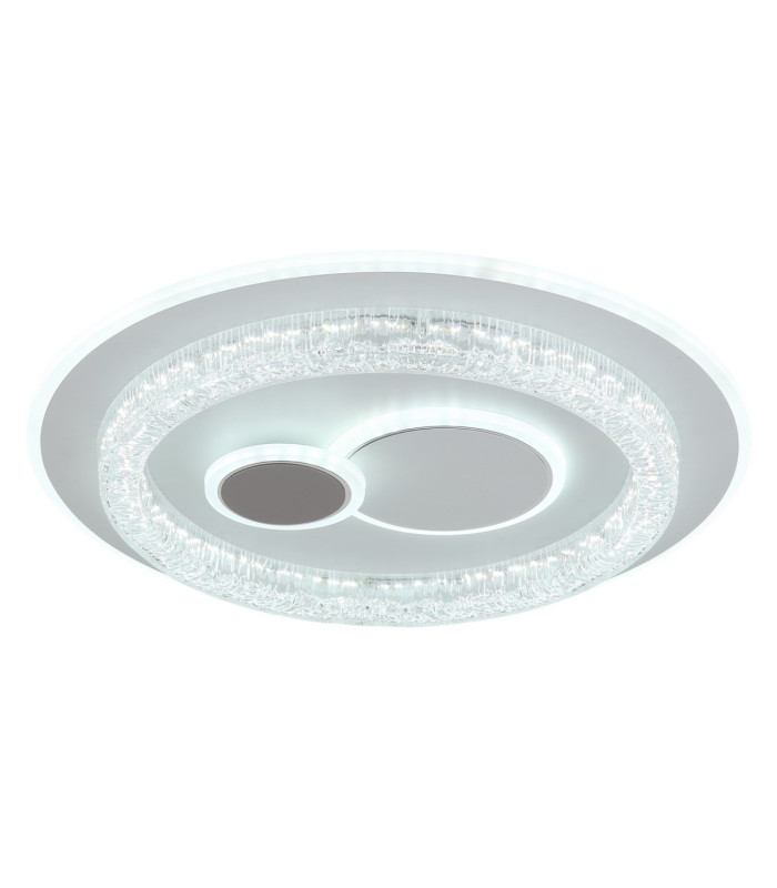 Kriswall Semi Flush Ceiling Light Matt White LED 2700/4000/6000K-6