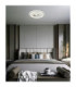 Kriswall Semi Flush Ceiling Light Matt White LED 2700/4000/6000K-9