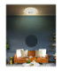 Kriswall Semi Flush Ceiling Light Matt White LED 2700/4000/6000K-10