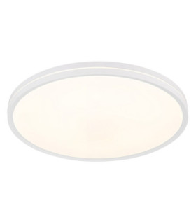 Dwain Flush Ceiling Light Matt White RGB LED 3000/6500K