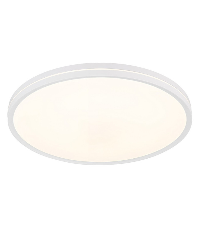 Dwain Flush Ceiling Light Matt White RGB LED 3000/6500K