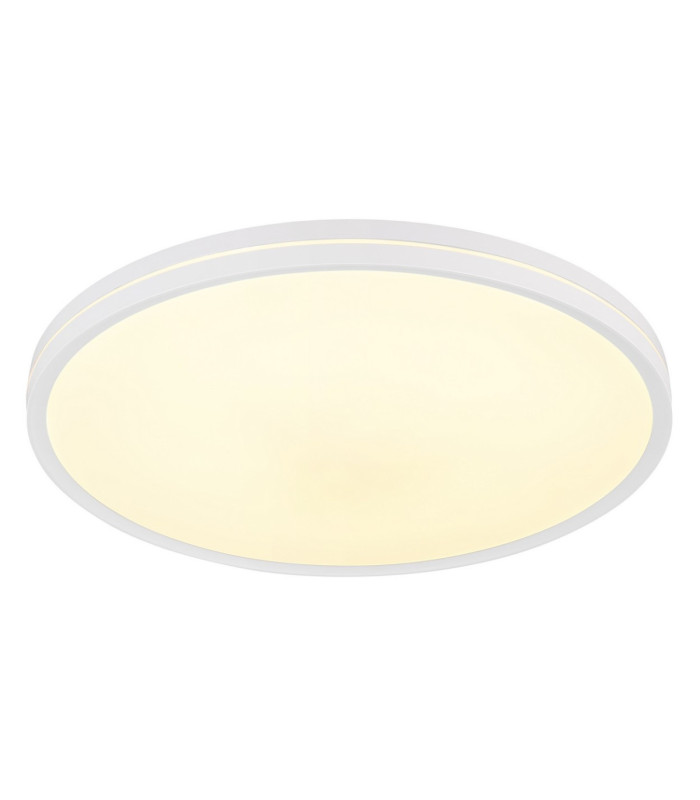 Dwain Flush Ceiling Light Matt White RGB LED 3000/6500K