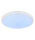 Dwain Flush Ceiling Light Matt White RGB LED 3000/6500K