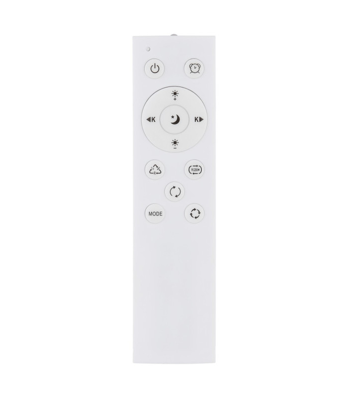Dwain Flush Ceiling Light Matt White RGB LED 3000/6500K