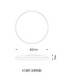 Dwain Flush Ceiling Light Matt White RGB LED 3000/6500K