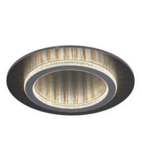 Jayden Semi Flush Ceiling Light Matt Black LED 3000/4000/6500K-1