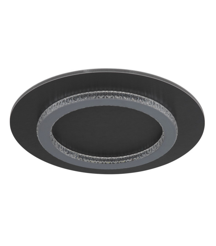 Jayden Semi Flush Ceiling Light Matt Black LED 3000/4000/6500K-2