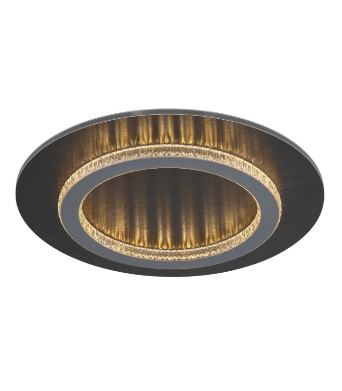 Jayden Semi Flush Ceiling Light Matt Black LED 3000/4000/6500K-8