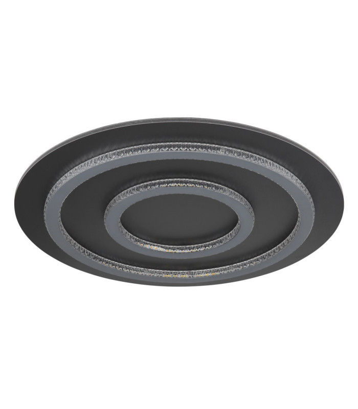 Jayden Semi Flush Ceiling Light Matt Black LED 3000/6500K-3