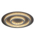 Jayden Semi Flush Ceiling Light Matt Black LED 3000/6500K-5