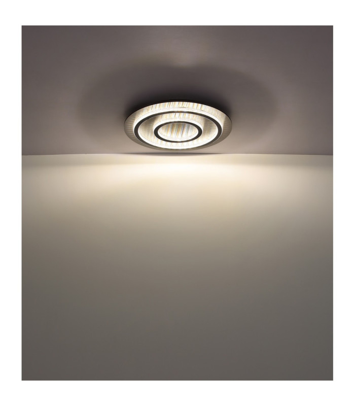 Jayden Semi Flush Ceiling Light Matt Black LED 3000/6500K-7