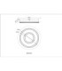 Jayden Semi Flush Ceiling Light Matt Black LED 3000/6500K-11