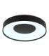Jolliana 40cm Semi Flush Ceiling Light Matt Black LED 2700/6500K