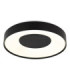 Jolliana 40cm Semi Flush Ceiling Light Matt Black LED 2700/6500K