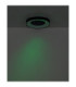 Jolliana 50cm Semi Flush Ceiling Light Matt Black LED 2700/6500K