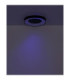 Jolliana 50cm Semi Flush Ceiling Light Matt Black LED 2700/6500K