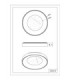 Jolliana 50cm Semi Flush Ceiling Light Matt Black LED 2700/6500K