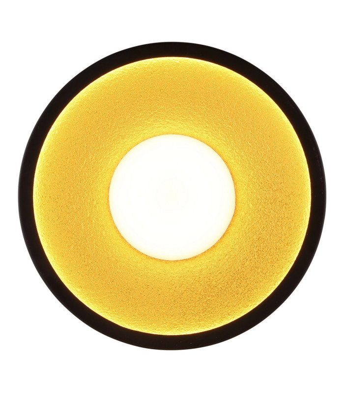 Woki Semi Flush Ceiling Light Matt Black LED 3000K-4