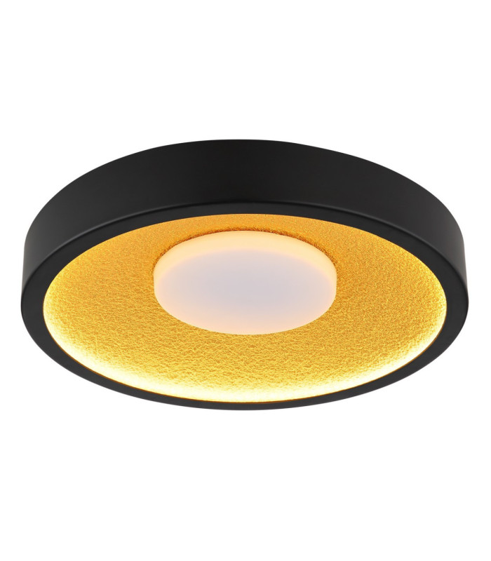 Woki Semi Flush Ceiling Light Matt Black LED 3000K-6