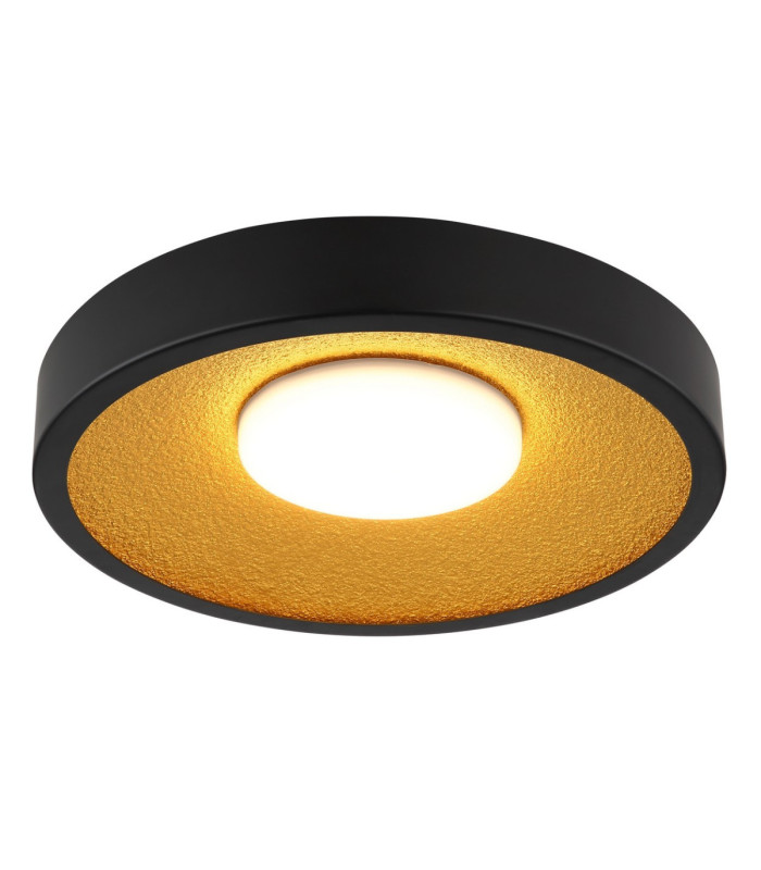 Woki Semi Flush Ceiling Light Matt Black LED 3000K-7