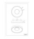 Woki Semi Flush Ceiling Light Matt Black LED 3000K-9