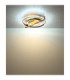 Deloris Round Semi Flush Ceiling Light Matt Black LED 2700/6500K-10