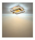 Deloris Square Semi Flush Ceiling Light Matt Black LED 2700/6500K-9