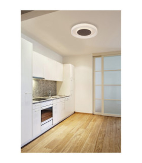 Goffi Semi Flush Ceiling Light White LED-2