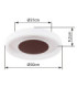 Goffi Semi Flush Ceiling Light White LED-9