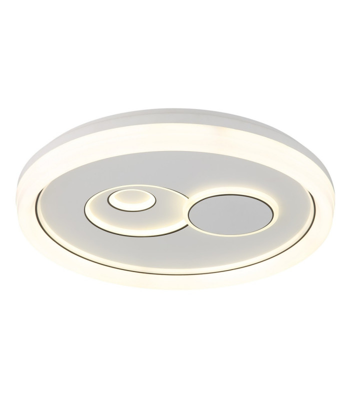 Ruiz I Semi Flush Ceiling Light Matt White LED 2700/4000/6000K-1
