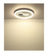 Ruiz I Semi Flush Ceiling Light Matt White LED 2700/4000/6000K-7