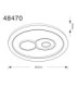 Ruiz I Semi Flush Ceiling Light Matt White LED 2700/4000/6000K-9