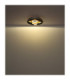 Obscura Semi Flush Ceiling Light Matt Black LED 4000K-5