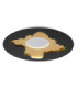 Obscura Semi Flush Ceiling Light Matt Black LED 4000K-6