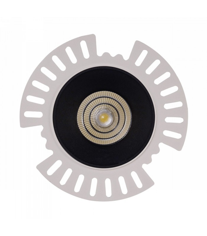 LED Recessed Downlight, Black Trimless, 25 deg. Beam Angle, 780lm, 4000K, IP20, DRIVER NOT INC. - 8