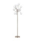 Riha Multi Arm Floor Lamp Matt Nickel 12x G9 LED 3000K-3