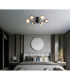 Roland Multi Arm Semi Flush Ceiling Lamp Matt Black 6x G9 LED-2