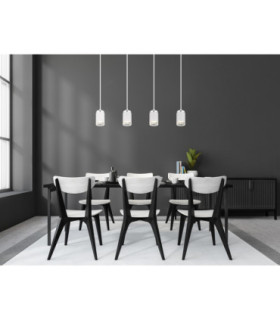 Korben Bar Pendant Ceiling Light Matt White 4x GU10-2